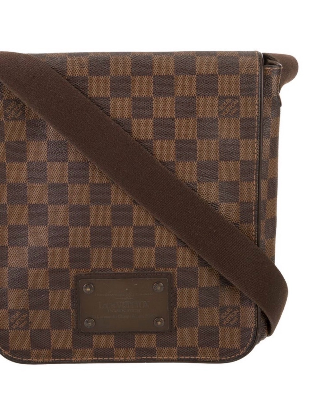 Authentic Vintage Louis Vuitton Damier Ebene Brooklyn PM-Comes with COA